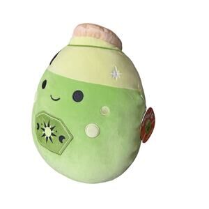 Squishmallows 12" Livingston Neon Green Potion with Label Plush